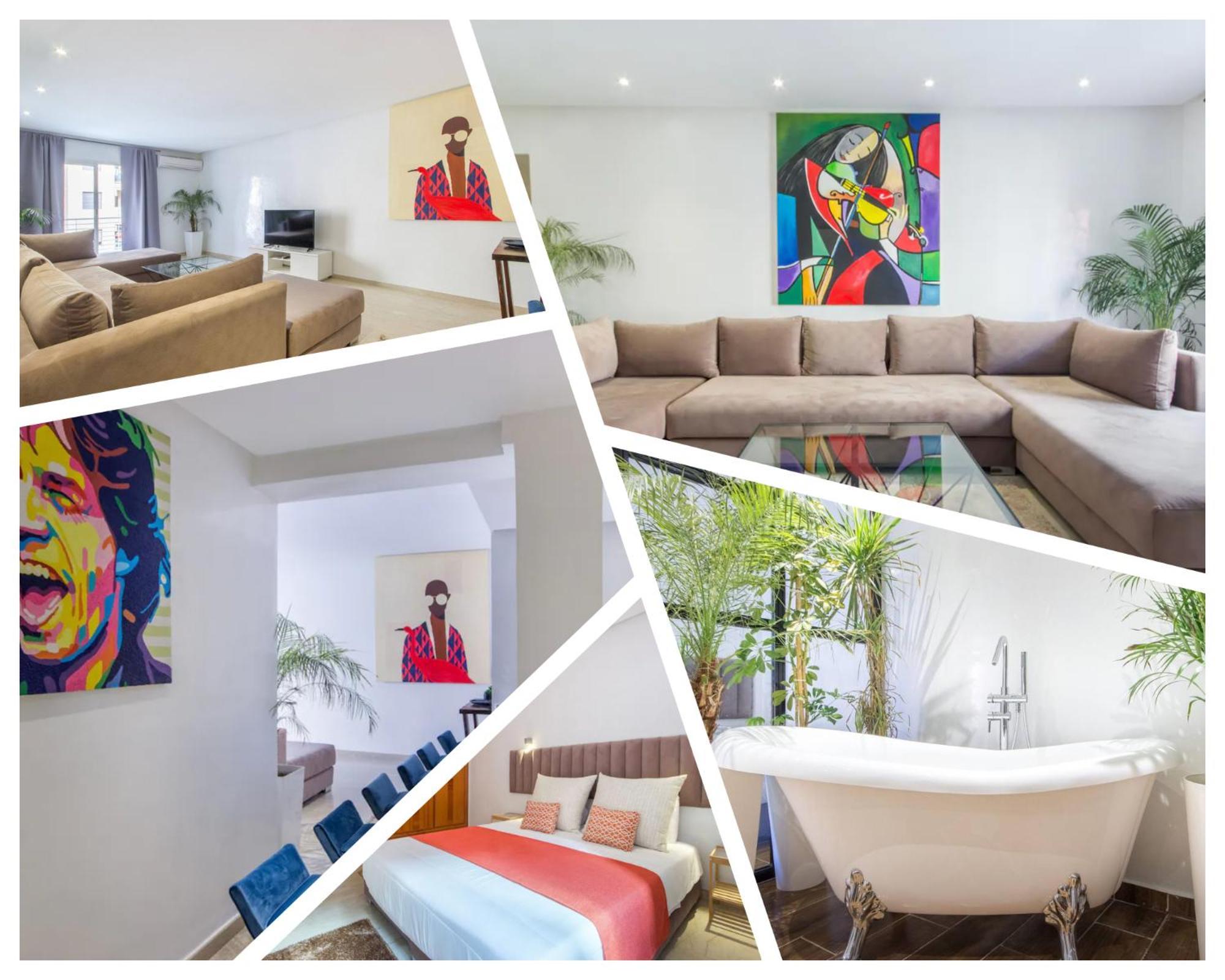 Appartement Groupe 3 Chambres 마라케시 외부 사진